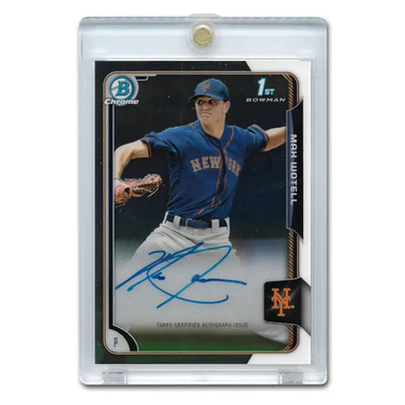 Max Wotell Autographed Card 2015 Bowman Chrome # BCA-MWO 