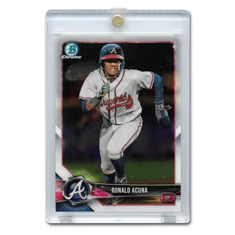 Ronald Acuna Jr. 2018 Bowman Chrome Prospects # BP1 Pre-Rookie Card 