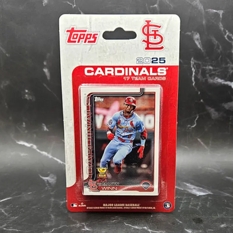 Topps St. Louis Cardinals 2025 Baseball Cards 17-Card Team Set 