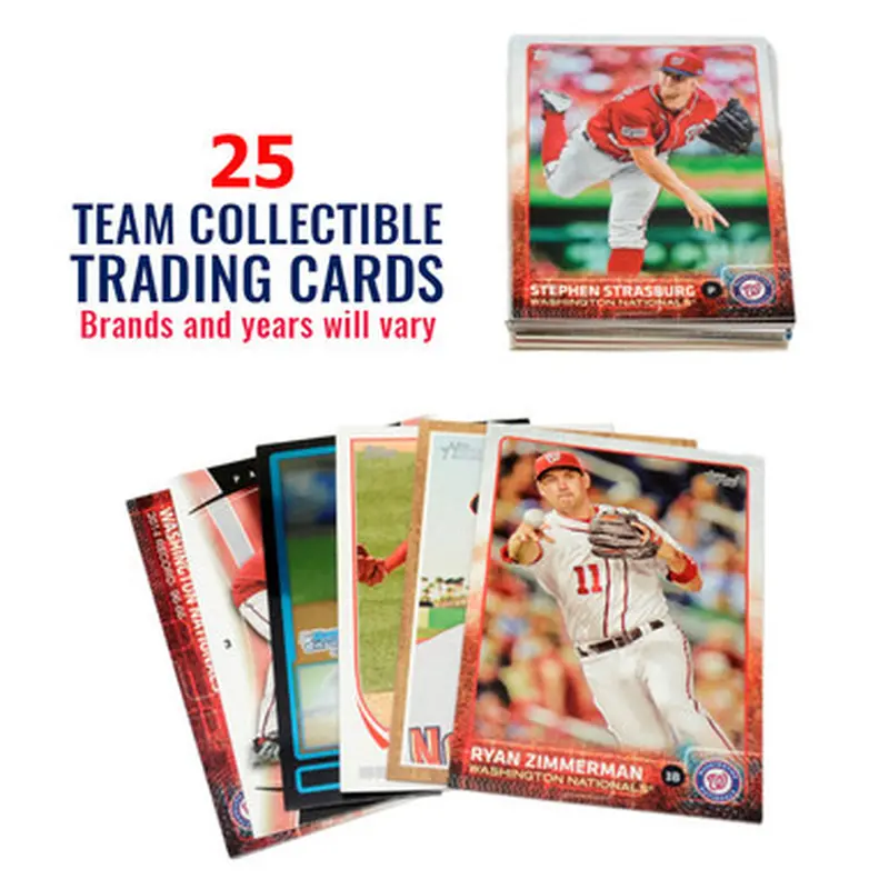 Washington Nationals 25 Card Team Baseball Card Lot 