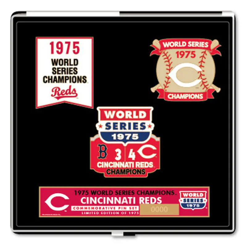 1975 Cincinnati Reds World Series Champions Limited Edition Pin Set 