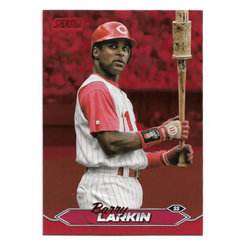 Barry Larkin 2024 Stadium Club Red Foil # 67 