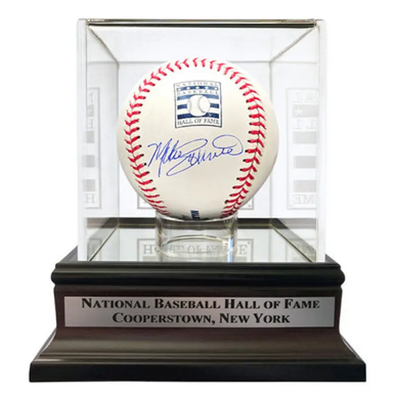 Mike Schmidt Autographed Hall of Fame Logo Baseball with Case (Fanatics) 