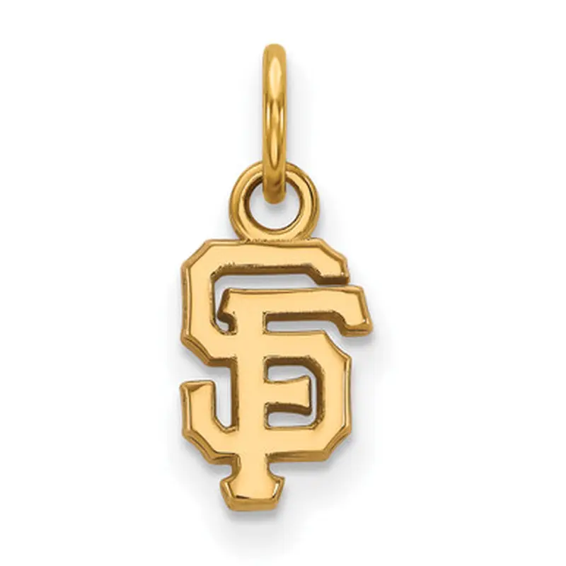 LogoArt San Francsico Giants 10k Gold Logo Extra Small Pendant 