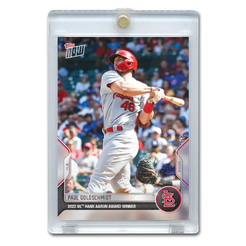 Paul Goldschmidt Hank Aaron Award Winner 2022 Topps Now Card # OS-23- Ltd Ed of 481 