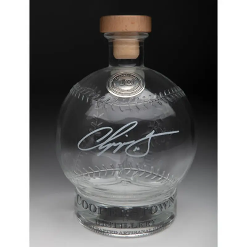 Chipper Jones Cooperstown Distillery Hall of Fame Signature Series Baseball Decanter 