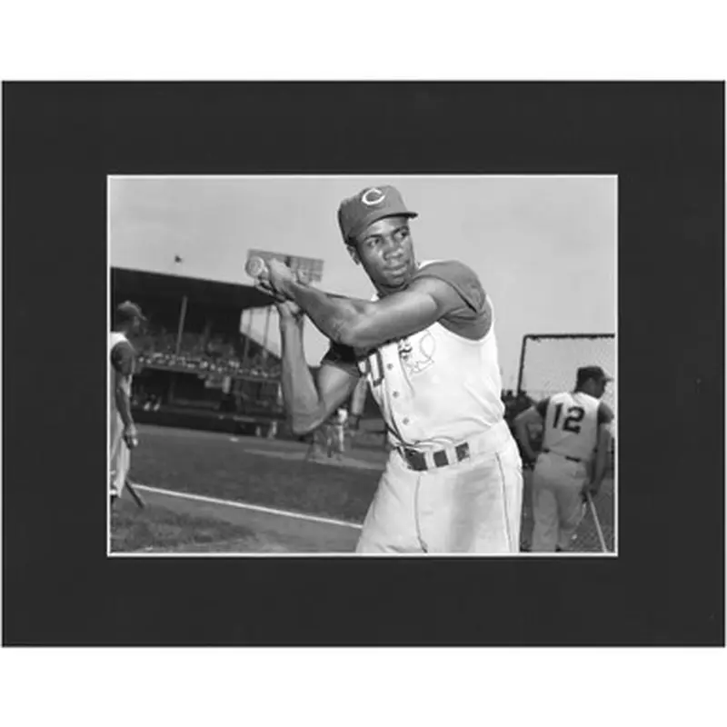 Matted 8x10 Photo- Frank Robinson 1956 