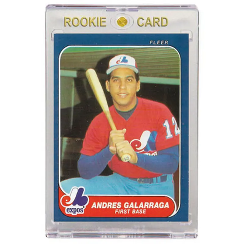Andres Galarraga Montreal Expos 1986 Fleer Update # U-44 Rookie Card 