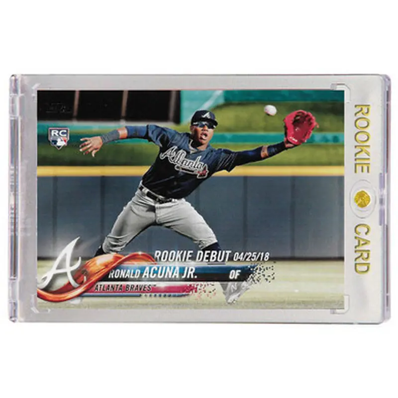 Ronald Acuna Atlanta Braves 2018 Topps Update # 252 Rookie Card 