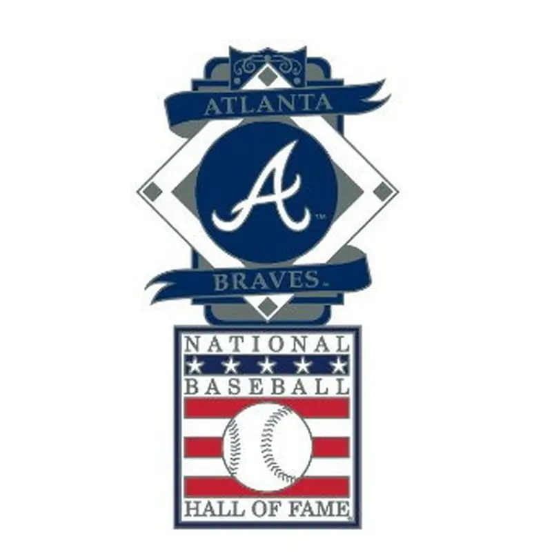 Atlanta Braves Baseball Hall of Fame Logo Exclusive Collector's Pin 