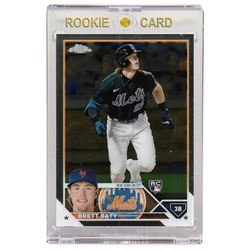Brett Baty New York Mets 2023 Topps Chrome # 204 Rookie Card 