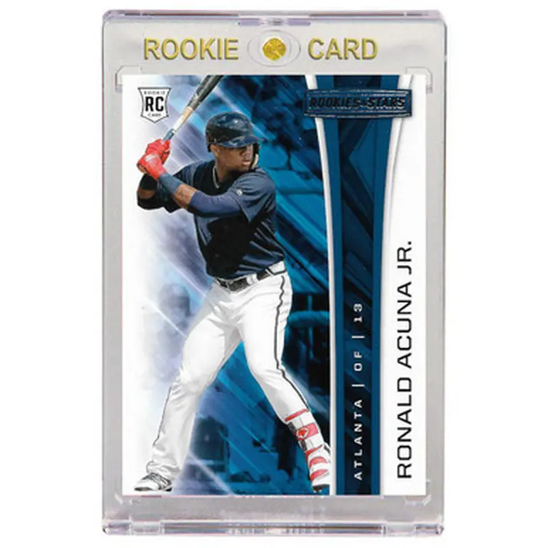 Ronald Acuna Atlanta Braves 2018 Panini Rookies & Stars # 3 Rookie Card 
