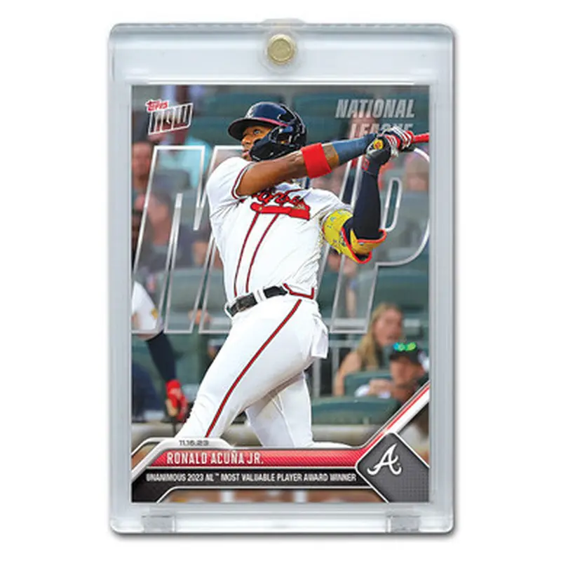 Ronald Acuna Jr. NL MVP Winner 2023 Topps Now Card # OS-17 Ltd Ed of 6,080 