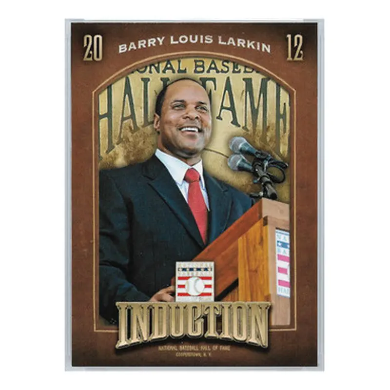 Barry Larkin 2013 Panini Cooperstown Induction Card # 12 