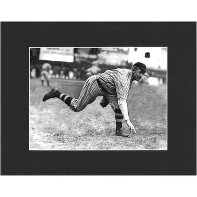 Matted 8x10 Photo- Christy Mathewson 1912 