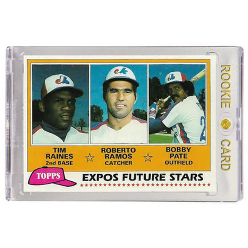 Tim Raines Monteal Expos 1981 Topps # 479 Rookie Card 