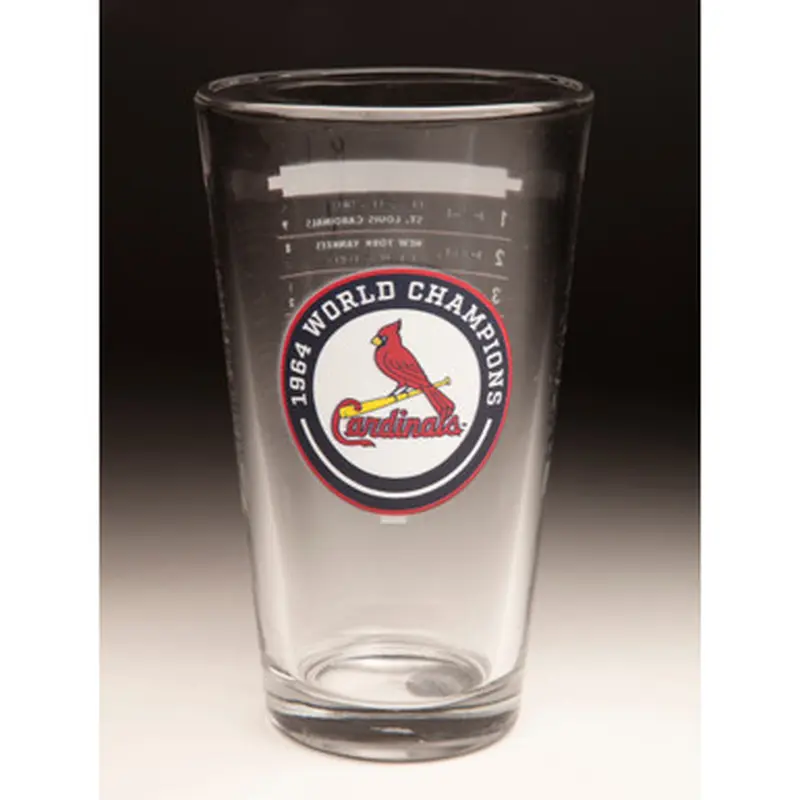 1964 St. Louis Cardinals World Series Champions 16 ounce Pint Glass 