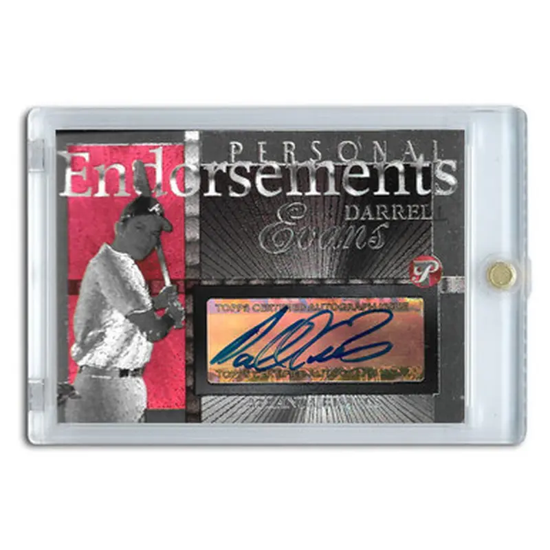 Darrell Evans Autographed Card 2005 Topps Pristine Personal Endorsements # DWE 
