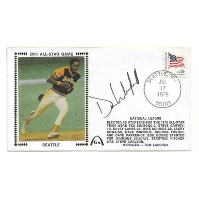Dave Winfield Autographed First Day Cover - 1979 All-Star Game 50th Anniversary (JSA) 