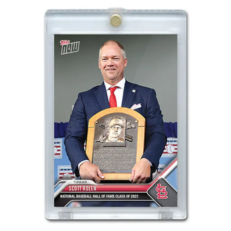 Scott Rolen Hall of Fame Induction 2023 Topps Now Card # 610 Ltd Ed of 744 