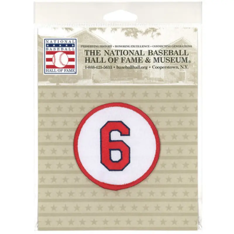 Stan Musial # 6 Jersey Number Embroidered Patch 