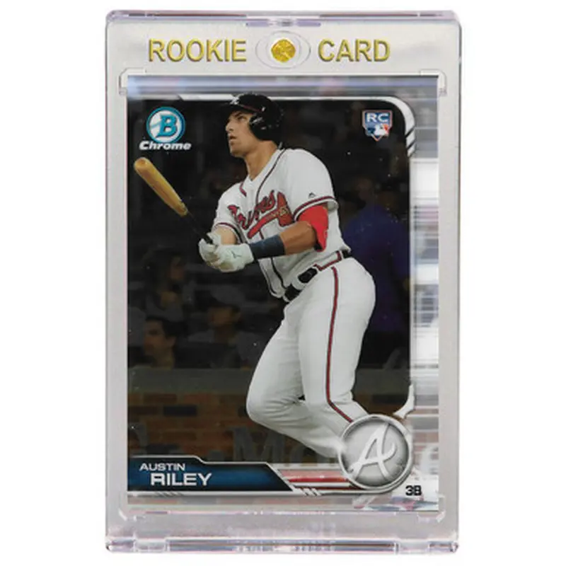 Austin Riley Atlanta Braves 2019 Bowman Chrome # 84 Rookie Card 