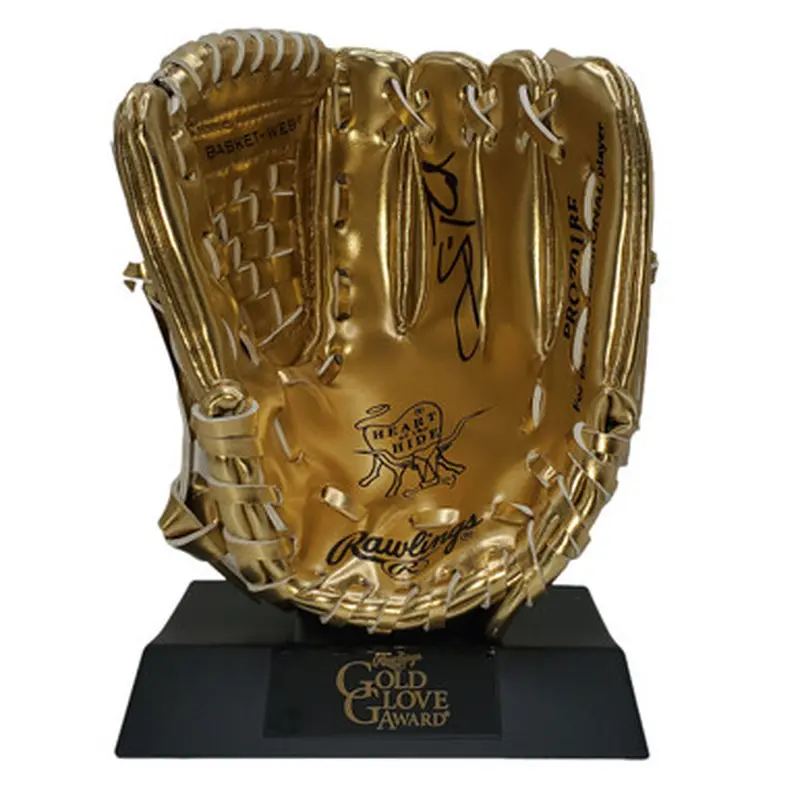 Scott Rolen Autographed Rawlings Mini Gold Glove Award (Beckett) 