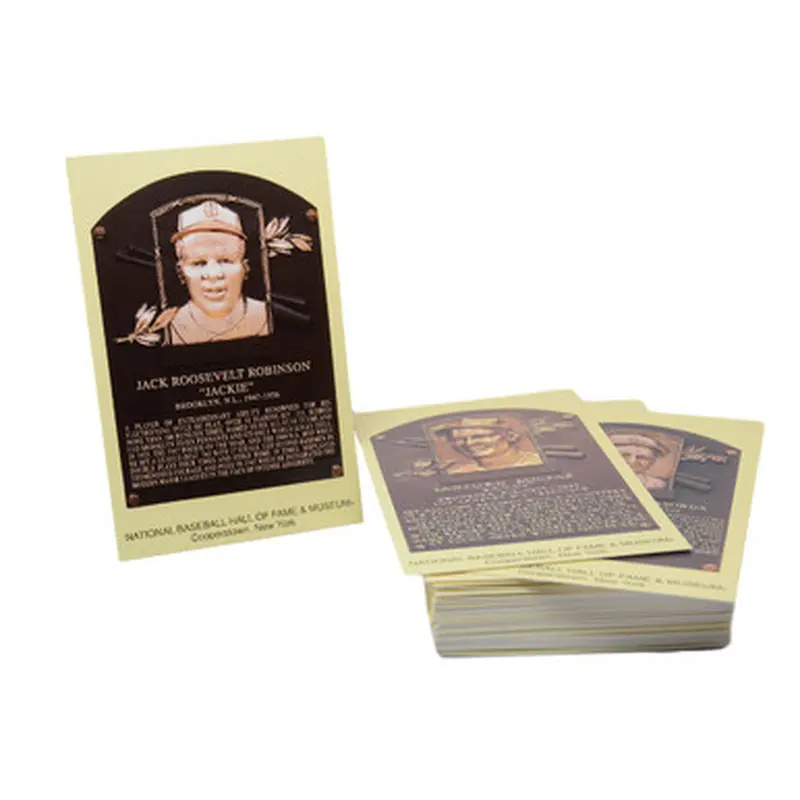 Los Angeles / Brooklyn Dodgers Baseball Hall of Fame Plaque Postcard Team Set (61) 