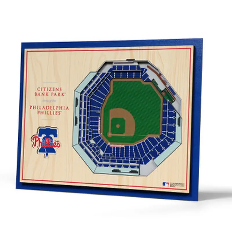 Philadelphia Phillies 5 Layer 17 x 13 StadiumViews 3D Wall Art 