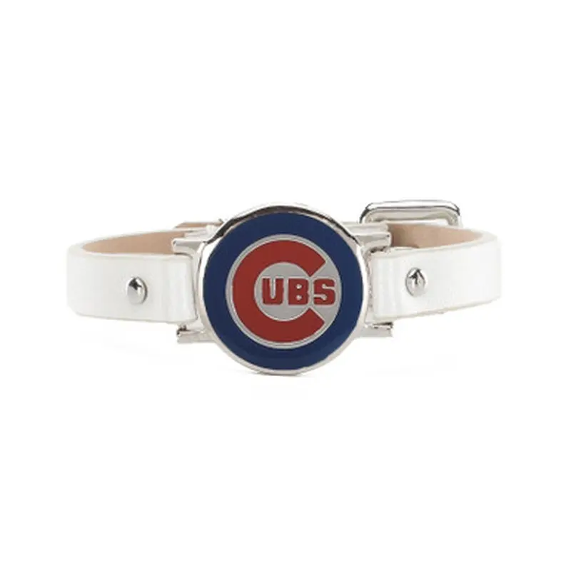 Rustic Cuff Chicago Cubs Leather Womens Betsy Bracelet 