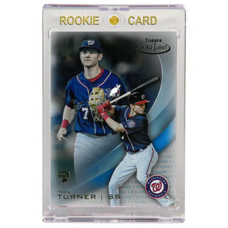 Trea Turner Washington Nationals 2016 Topps Gold Label # 74 Rookie Card 