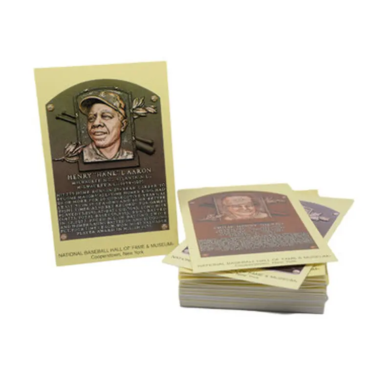 Atlanta Braves Baseball Hall of Fame Plaque Postcard Team Set (59) 