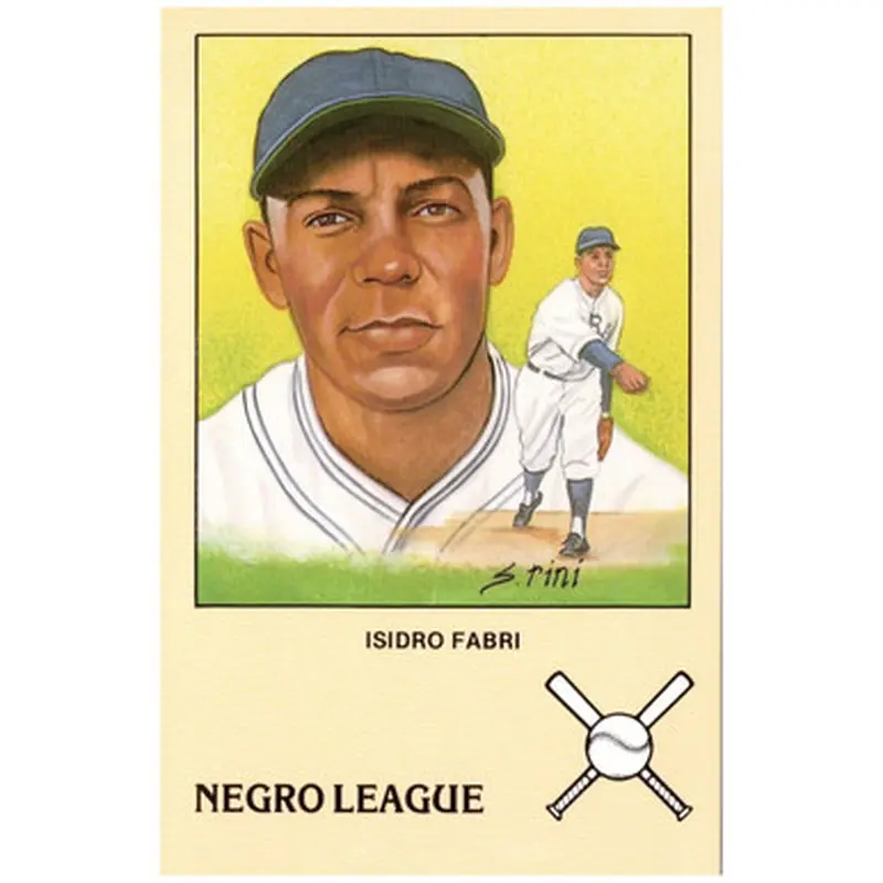 Isidro Fabri Historic Limited Editions Cuban Stars 1989 Negro League Postcard # 6 