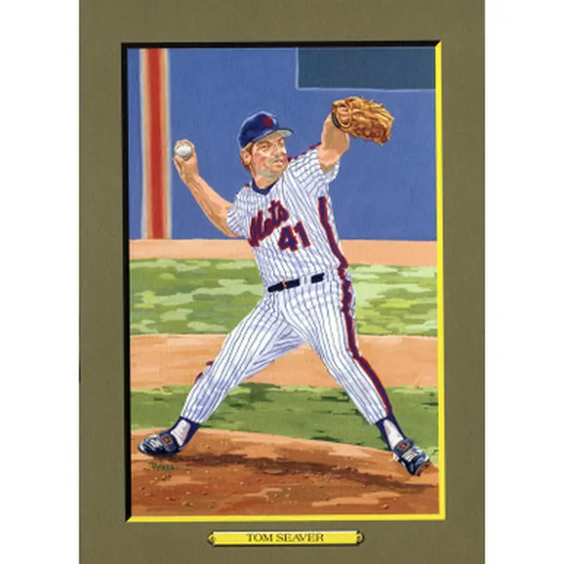 Tom Seaver Perez-Steele Hall of Fame Great Moments Limited Edition Jumbo Postcard # 73 