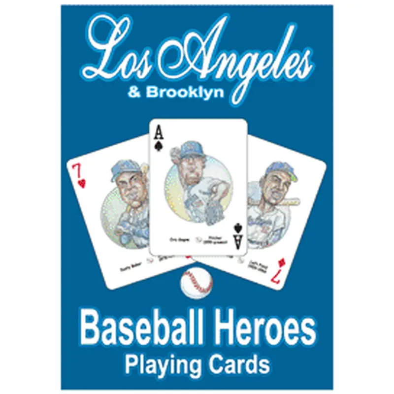 Hero Decks Caricature Playing Cards For Los Angeles Dodgers Fans 