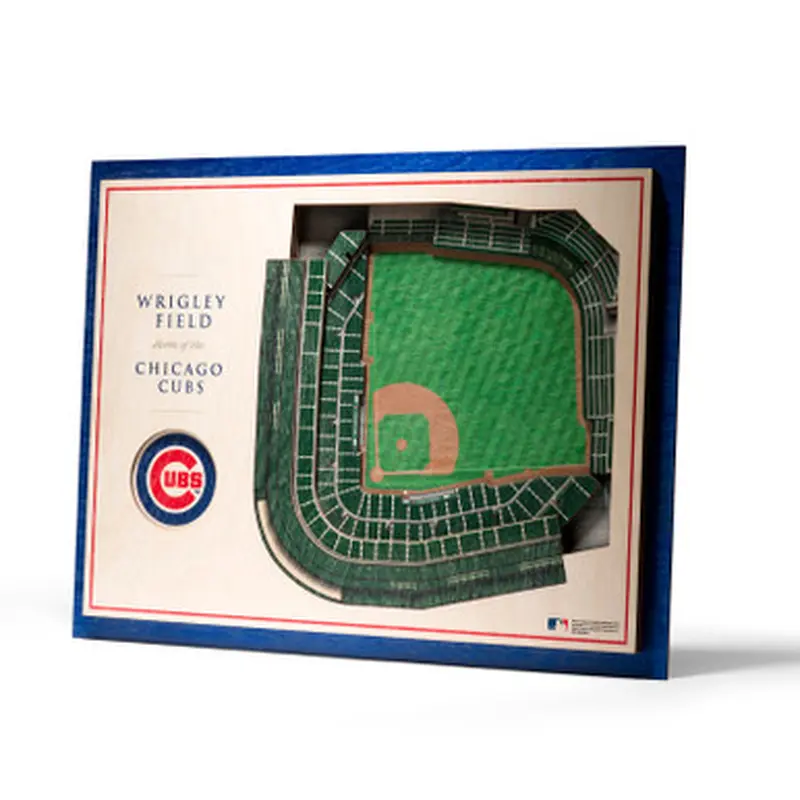 Chicago Cubs 5 Layer 17 x 13 StadiumViews 3D Wall Art 