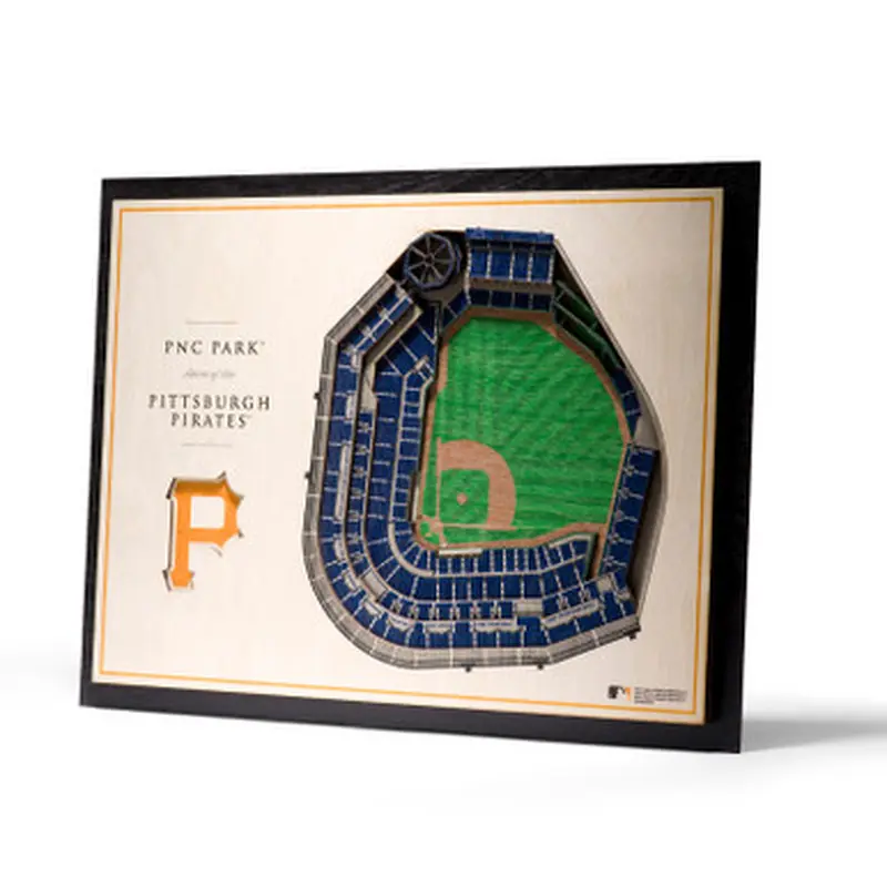 Pittsburgh Pirates 5 Layer 17 x 13 StadiumViews 3D Wall Art 