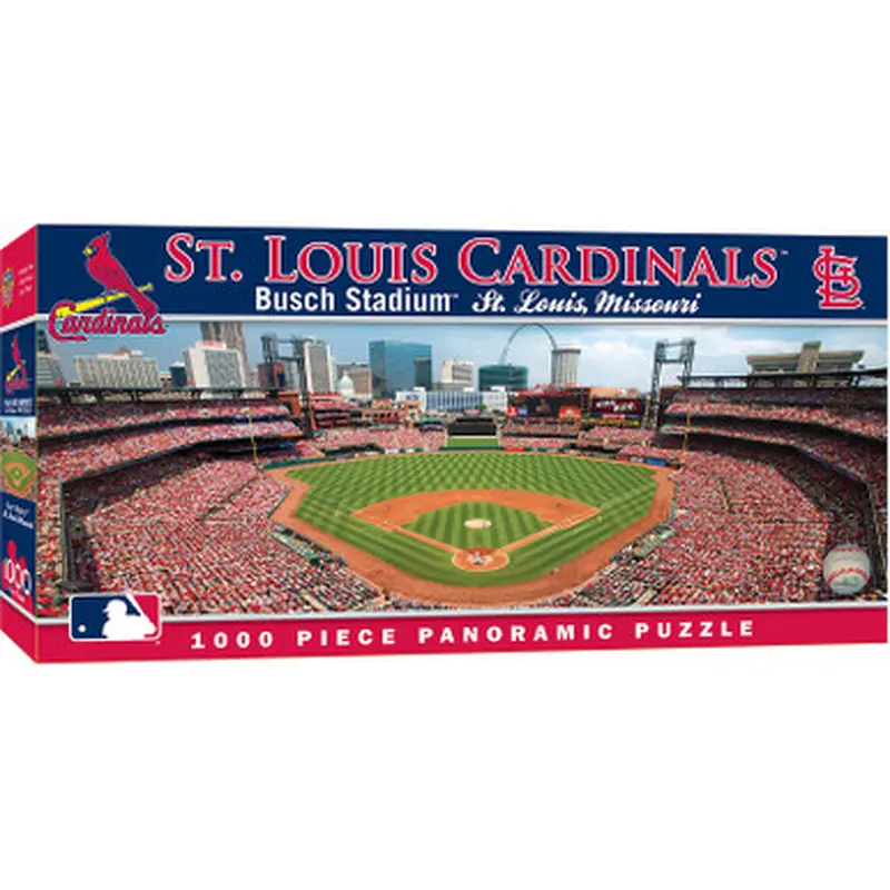 Masterpieces St. Louis Cardinals Busch Stadium 1000 Piece Panoramic Puzzle 