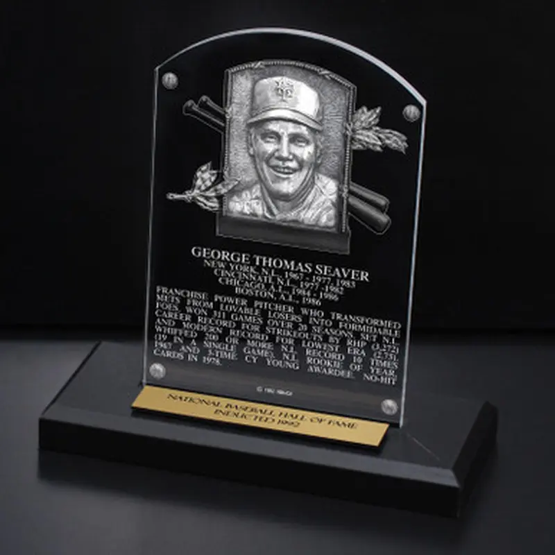 Tom Seaver Acrylic Replica Hall of Fame Plaque 