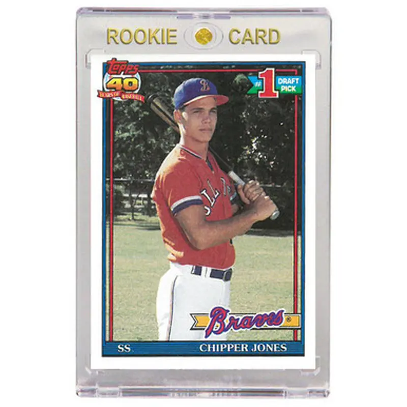 Chipper Jones Atlanta Braves 1991 Topps # 333 Rookie Card 