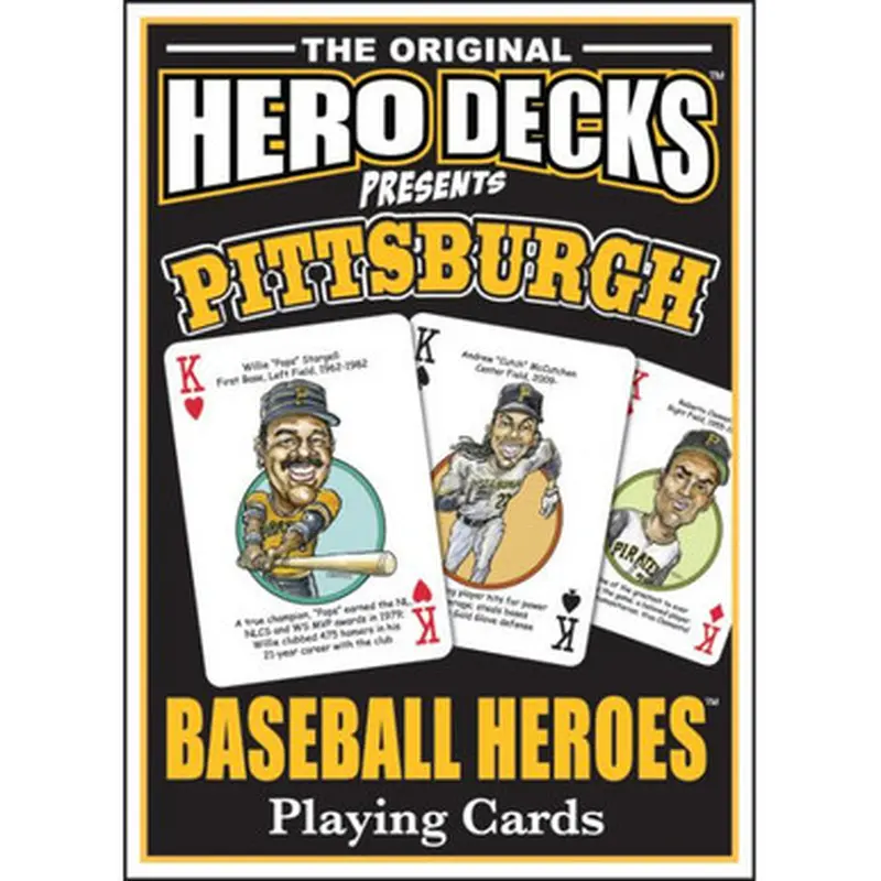 Hero Decks Caricature Playing Cards For Pittsburgh Pirates Fans 