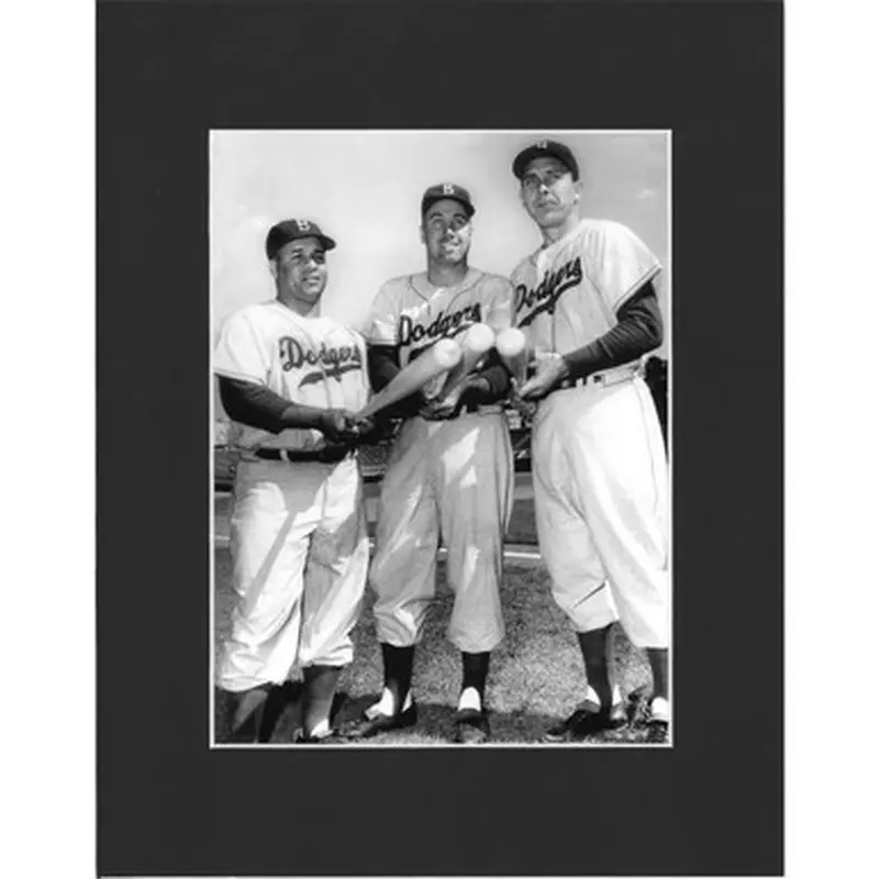 Matted 8x10 Photo- Campanella, Snider & Hodges 
