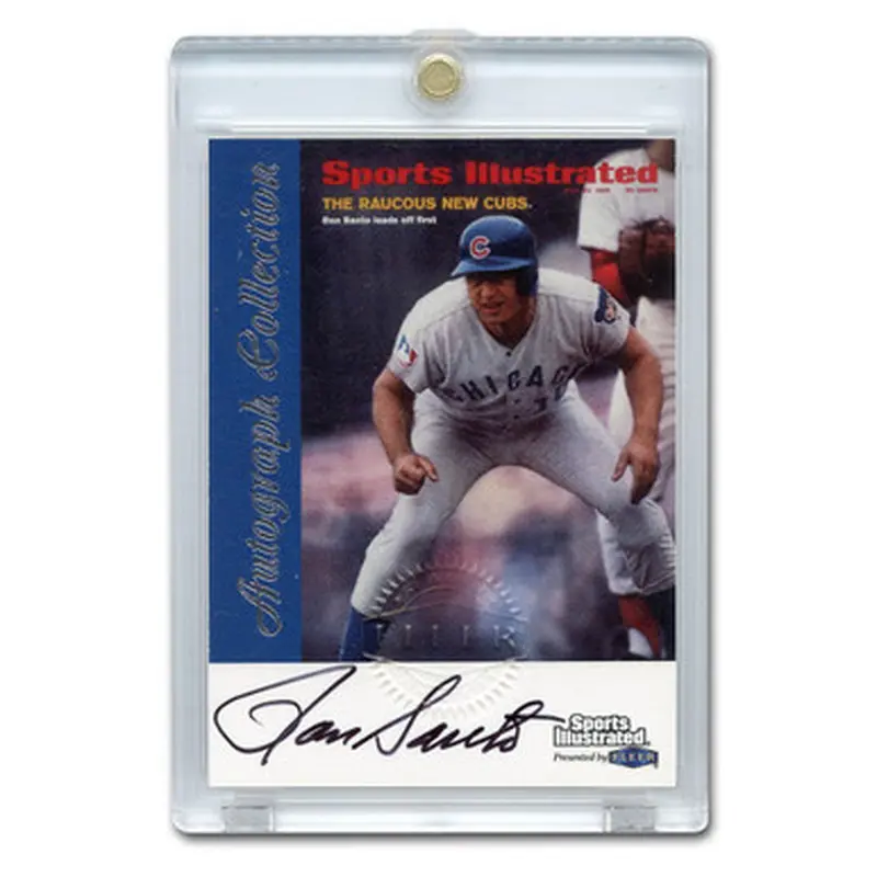 Ron Santo Autographed Card 1999 Fleer Sports Illustrated Greats 