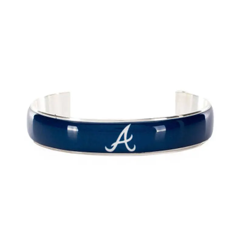 Rustic Cuff Atlanta Braves Art Deco Womens Small Cuff 