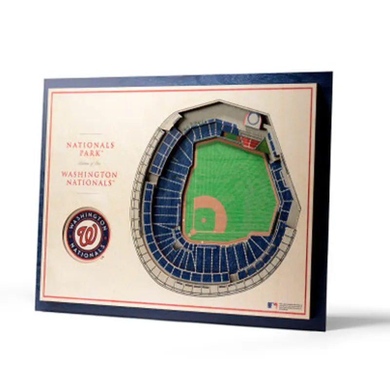 Washington Nationals 5 Layer 17 x 13 StadiumViews 3D Wall Art 