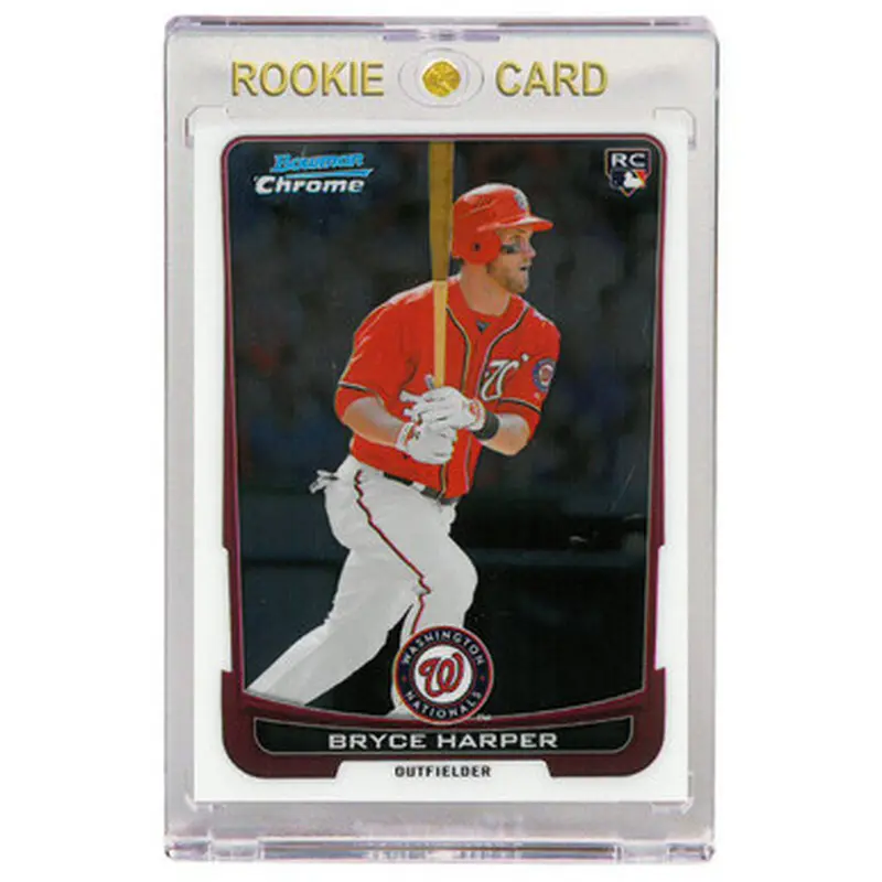 Bryce Harper Washington Nationals 2012 Bowman Chrome Draft #10 Rookie Card 