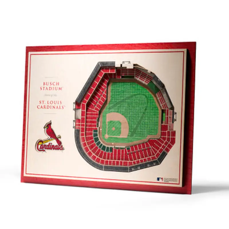 St. Louis Cardinals 5 Layer 17 x 13 StadiumViews 3D Wall Art 