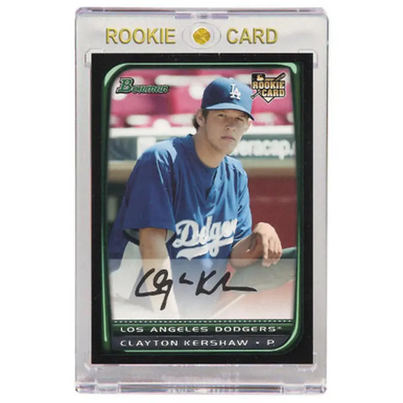Clayton Kershaw Los Angeles Dodgers 2008 Bowman Draft # BDP26 Rookie Card 
