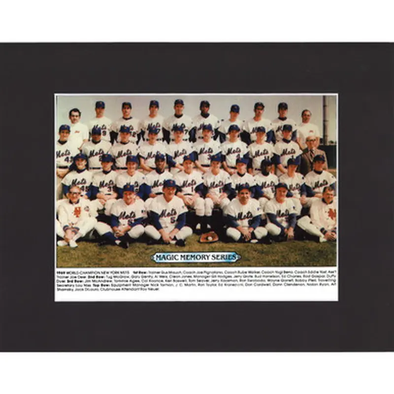 Matted 8x10 Photo- 1969 New York Mets Team 