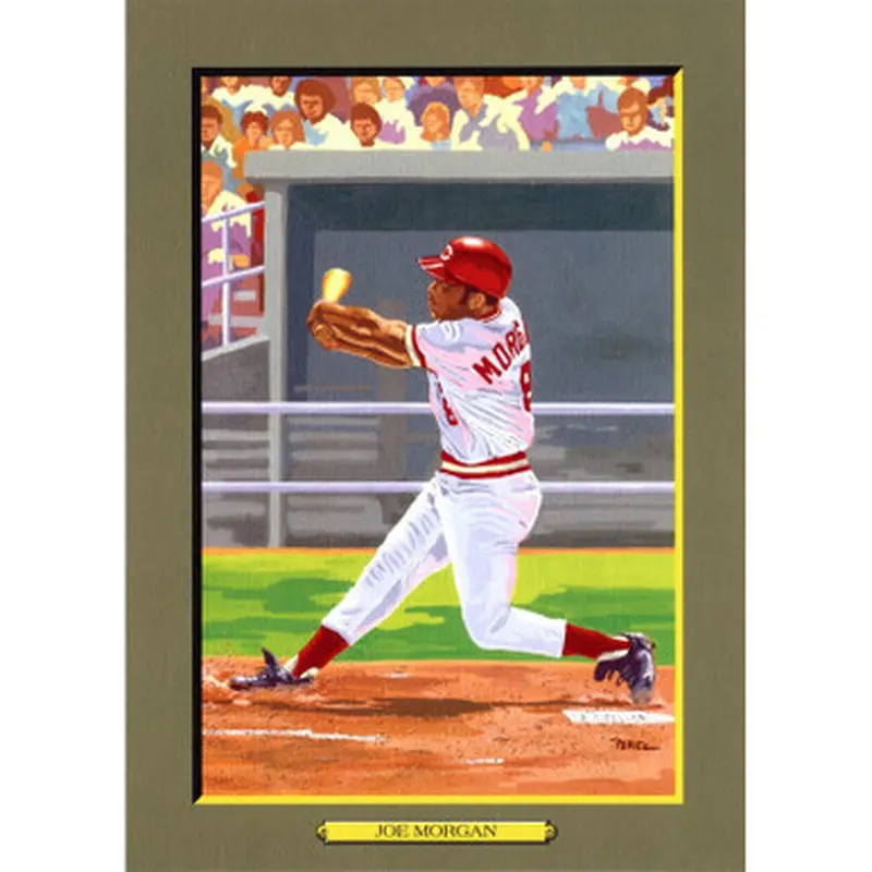 Joe Morgan Perez-Steele Hall of Fame Great Moments Limited Edition Jumbo Postcard # 89 